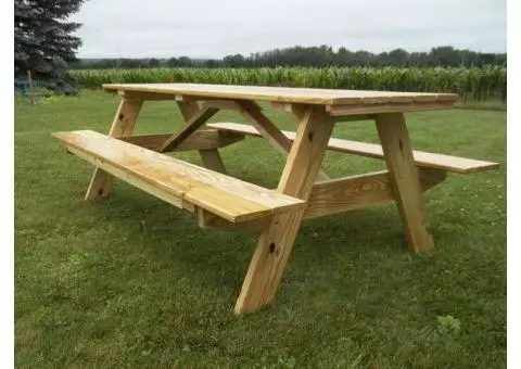 picnic table custom made